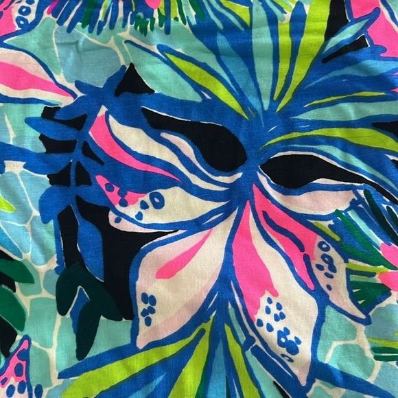 Lilly pulitzer finn top in onyx, you me and giraffee size small new with tags - Picture 3 of 8